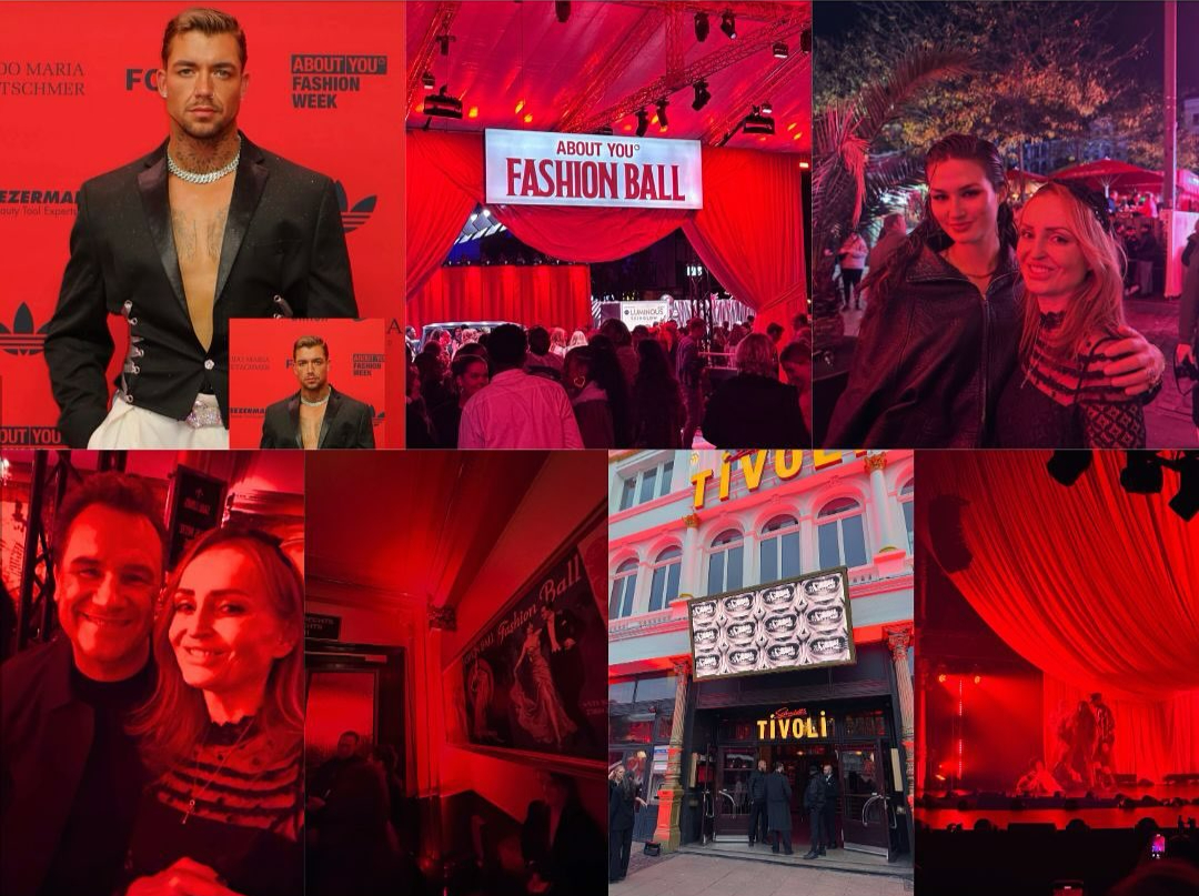24hours Agency at ABOUT YOU Fashion Week, including a photo with Thomas Hayo